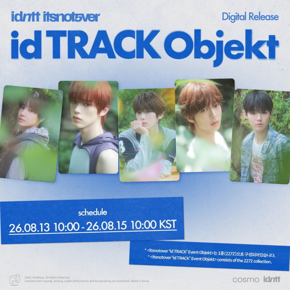 itsnotover id TRACK